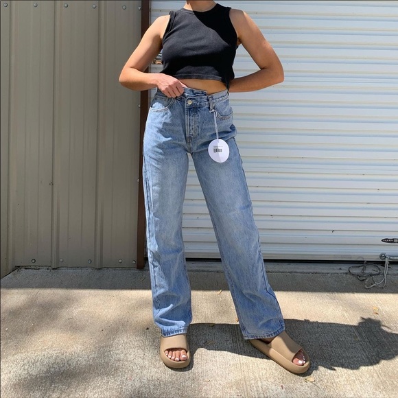 princess polly cross over jeans
